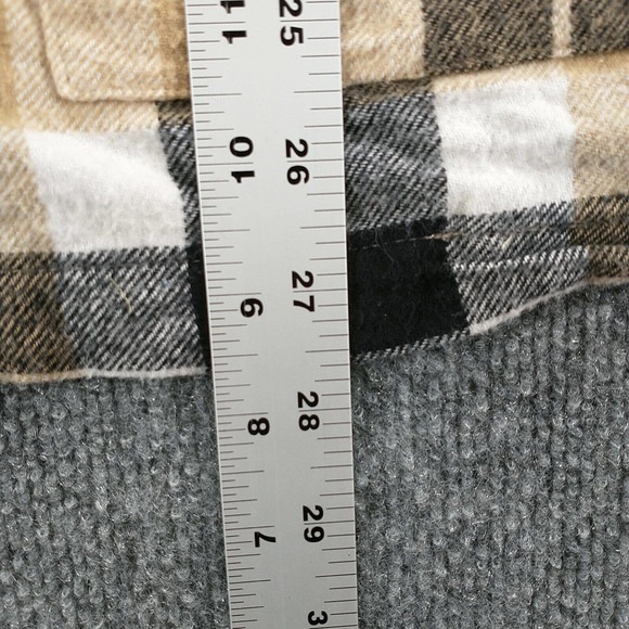 CJ Banks Women's Button Front Shirt Multi 3X Plaid Flannel Long Sleeve Cotton - Picture 10 of 12